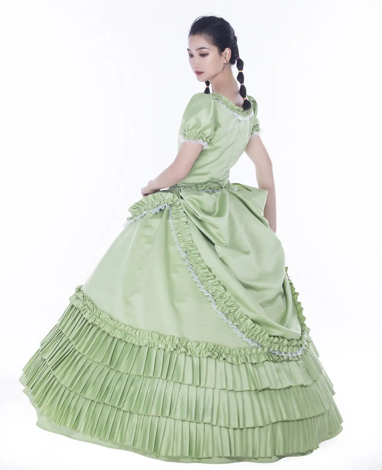 New Victorian Southern Belle Wild West Period Fairytale Princess Dress Reenactment Gown | Тематическая одежда и униформа