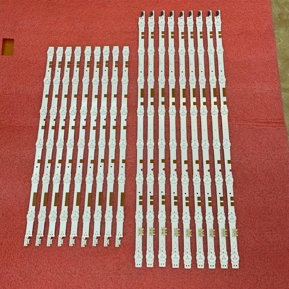 Новинка комплект из 2 предметов: = 36 PCS светодиодные полосы для Samsung UE55JU6870 UE55JU6800