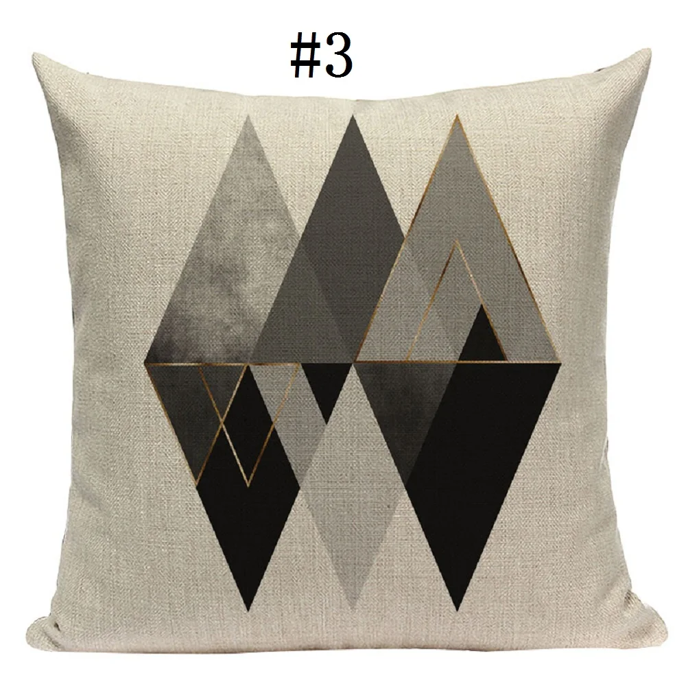 45x45 см льняные постельные принадлежности Декоративные наволочки с