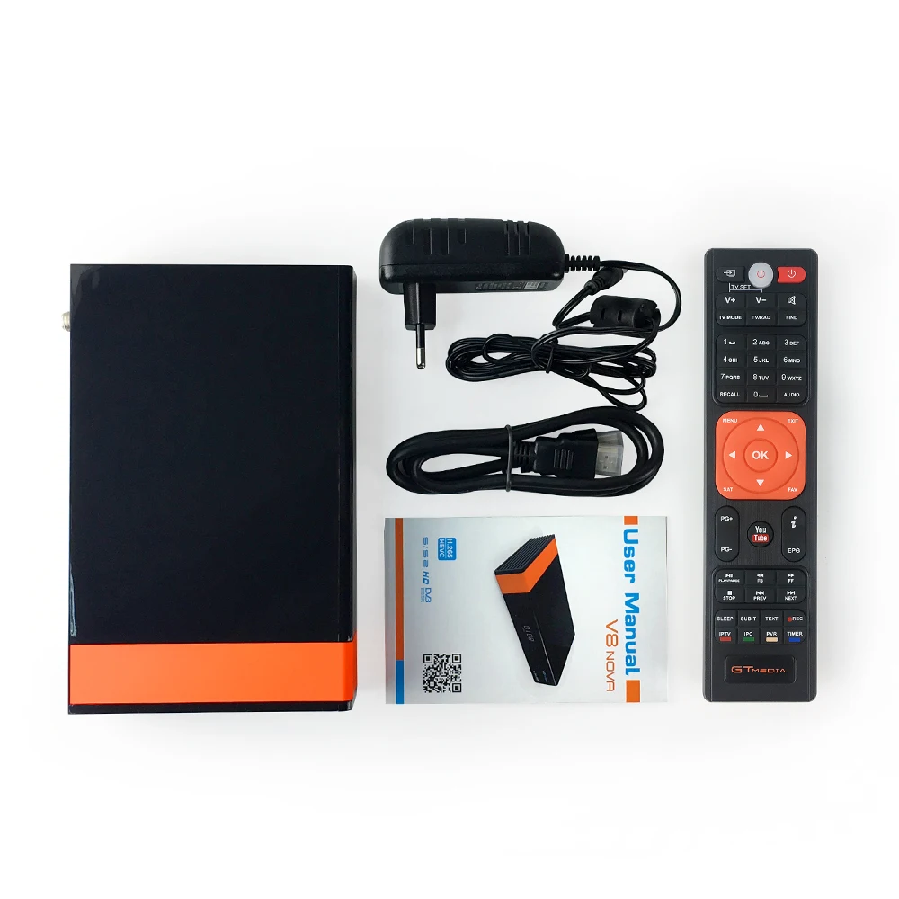 Приемник Gtmedia V8 Nova со встроенным Wi Fi питанием от freesat v8 суперDVB S2 спутниковый