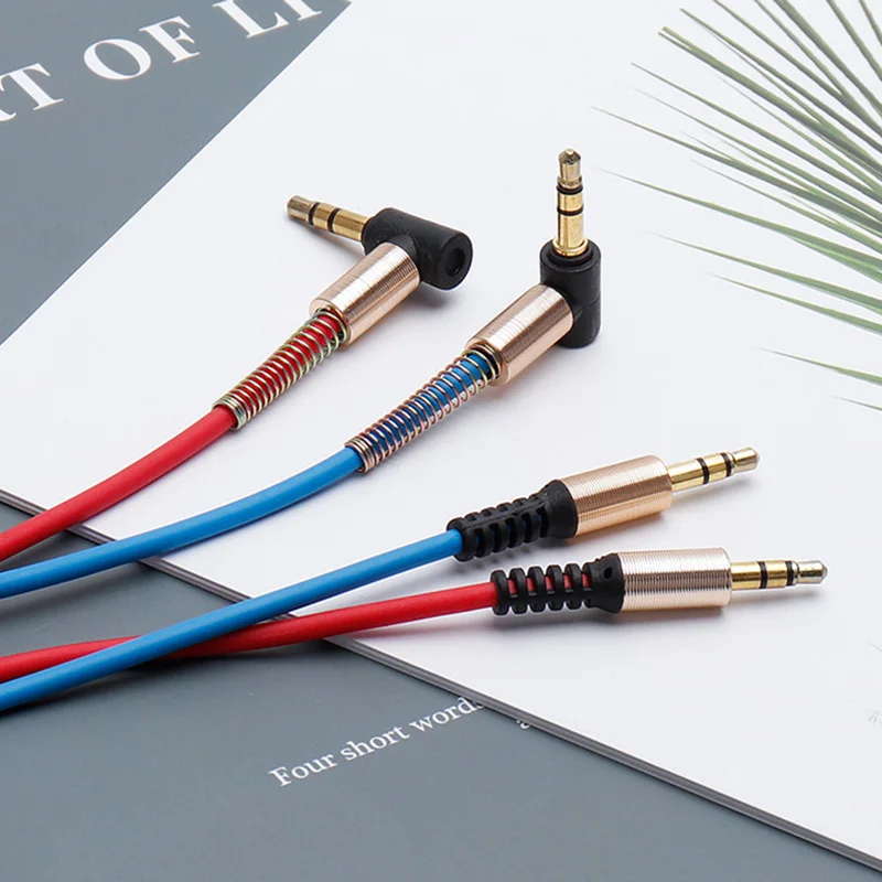 Аудиокабель Папа-папа 3 5 мм 1 м нейлоновая оплетка автомобильный усилитель Aux шнур