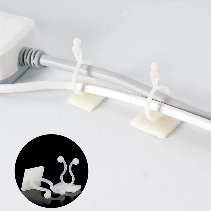 

100 Pack Plant Climbing Wall Fixing Clip Plant Fixer Self-Adhesive Hook Plant Vine Fixer