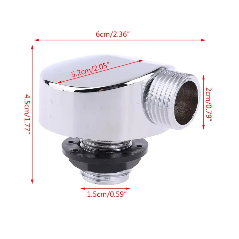 

Chromed Plastic Shower Connector Bathtub Shower Cabin Room Accessories Parts