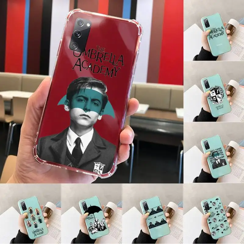 

Fundas Umbrella Academy Phone Case Transparent For Samsung S 10 9 20 11 7 8 21 6 P Edge PLUS ULTRA 4G 5G