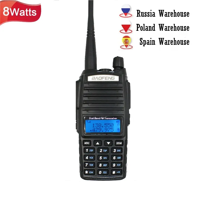 

BAOFENG UV-82 8W Walkie Talkie Ham Radio VHF UHF 136-174&400-520MHz Handheld FM Transceiver Baofeng Communicator