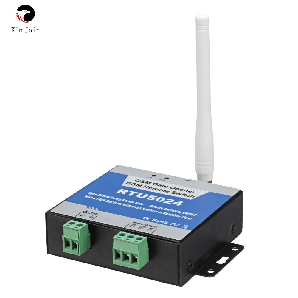 200 пользователей RTU5024 GSM реле открывания раздвижных ворот гаража дистанционное
