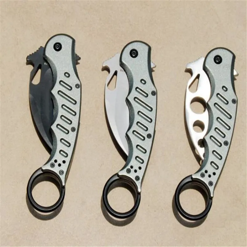 Складной нож-коготь из стали и алюминия с острыми лезвиями | Инструменты