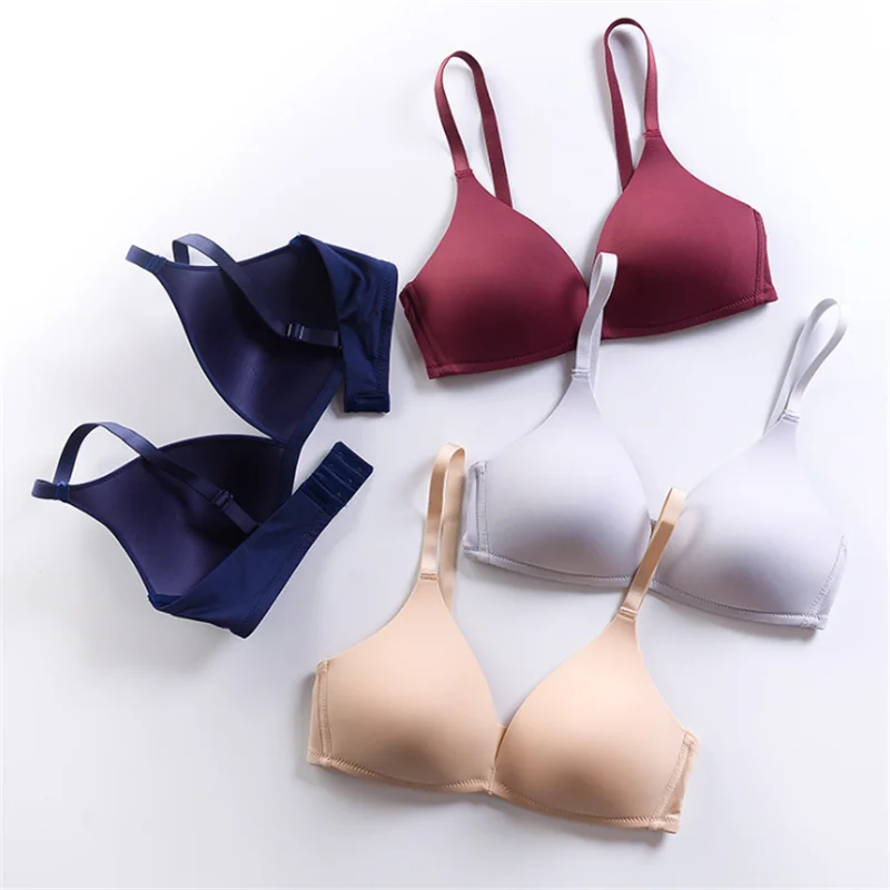 

One-Piece Bra Urtal Thin Beauty Back Women Push Up Lingerie Seamless Sexy French Style Underwear Seamless Bralette