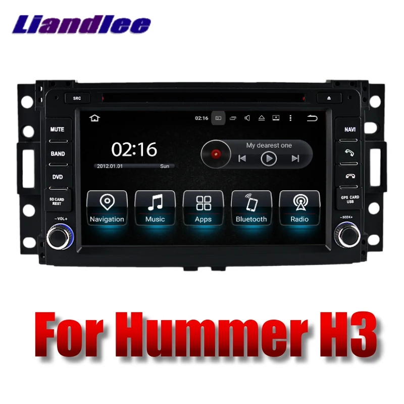 Автомобильный мультимедийный плеер Liandlee NAVI для Hummer H3 2006 ~ 2010 радио с сенсорным