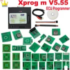 Программатор X PROG V5.55 Xprog, ECU Программатор V5.55 для тюнинга автомобильных микросхем, ПРОГРАММАТОР XPROG M, диагностический инструмент, адаптер
