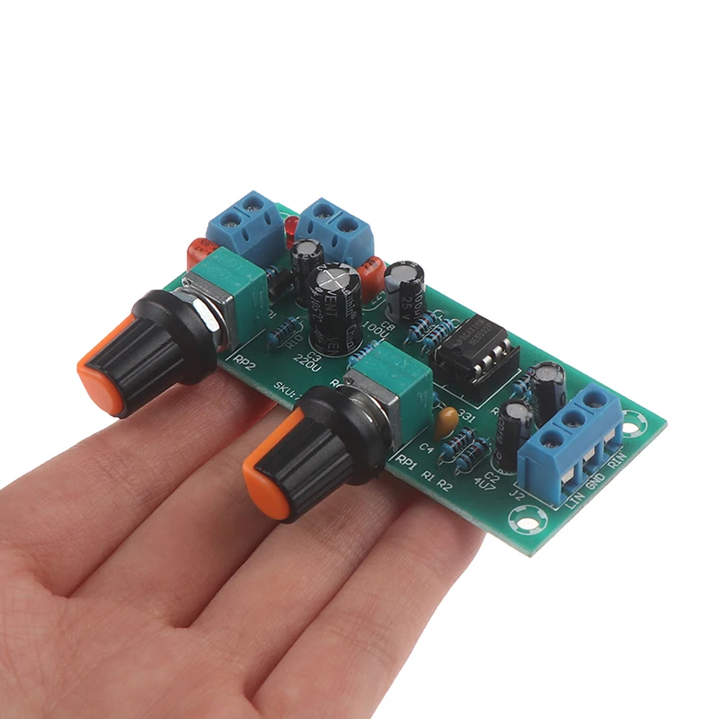 1 шт. одиночная плата фильтра нижних частот предварительного усиления сабвуфера 2