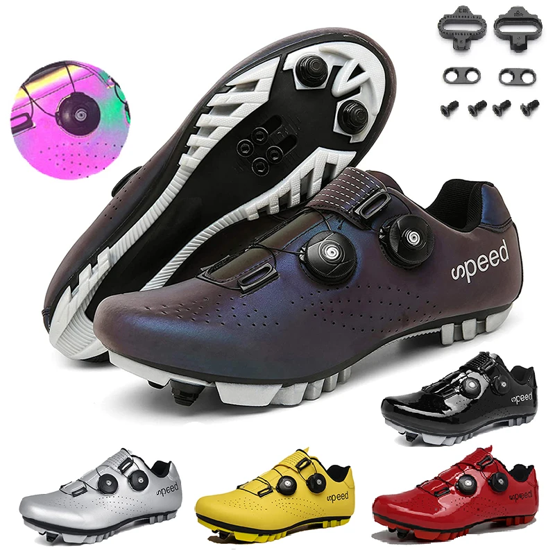 

Men Cycling MTB Shoes Sports Winter Route Cleat Road Dirt Bike Speed Flat Sneaker Racing Women Bicycle Mountain Spd Biking