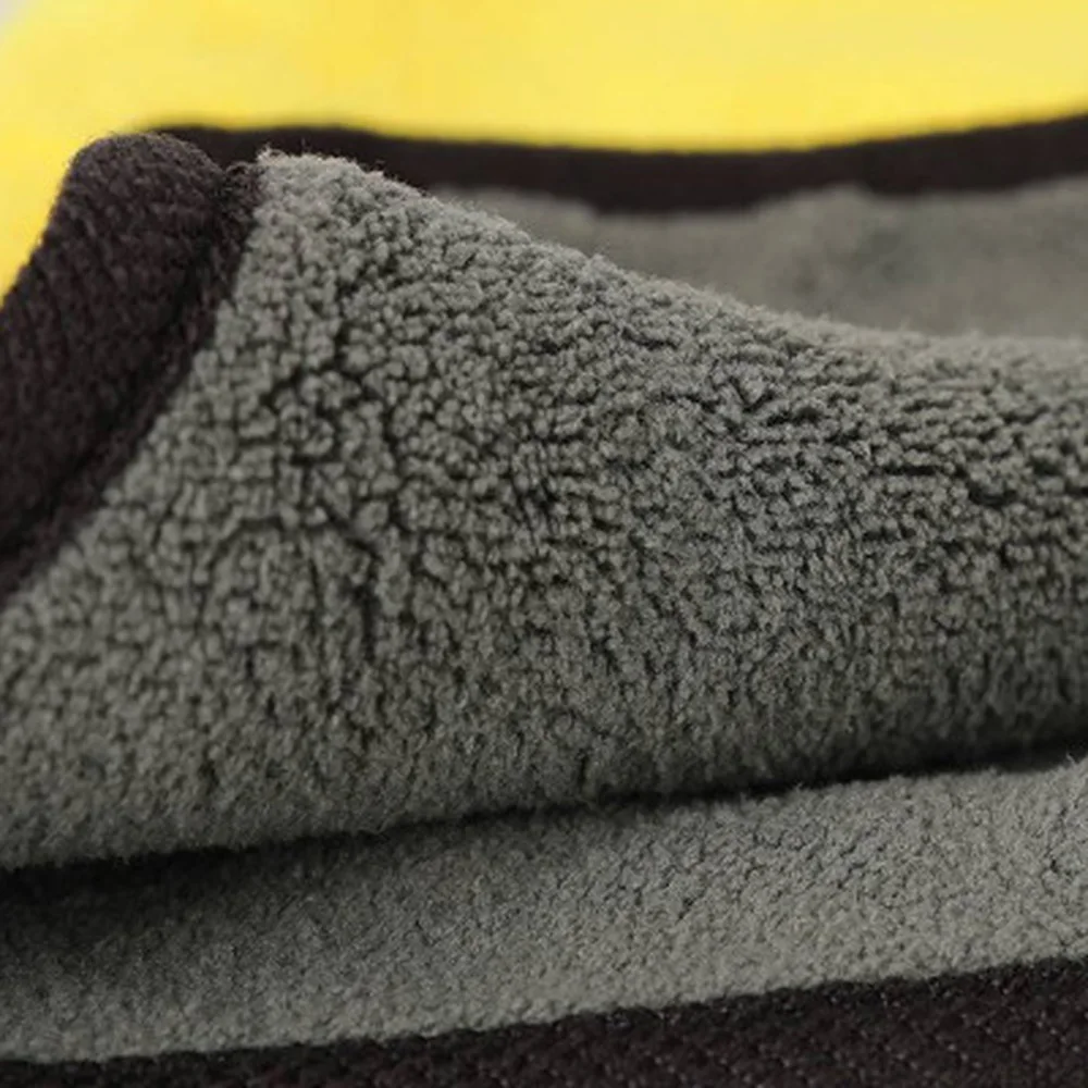 Полотенце для чистки автомобиля Коралловая бархатная ткань двусторонняя