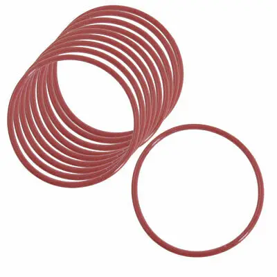 

47 x 2mm Mechanical Rubber O Ring Oil Seal Gaskets Red