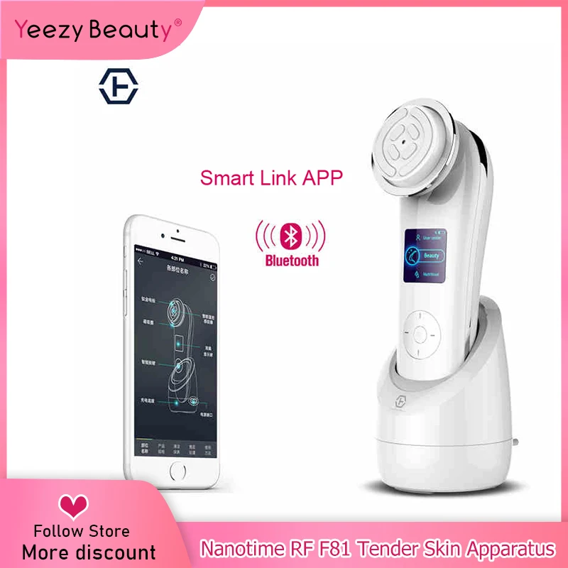 

Multifunction RF Smart Tender Skin Apparatus Electric Facial Massager Import Spa Face Lifting Deep Cleansing Skin Activating