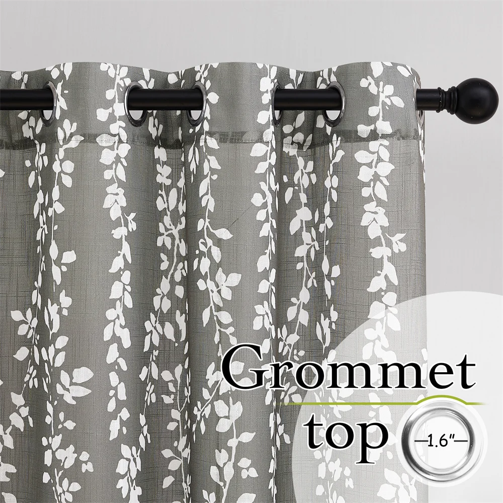 

NICETOWN 4 Color Panel Waterproof Garden Decoration Outdoor Sheer Curtains for Porch Exterior Voile with Sliver Ring Grommet