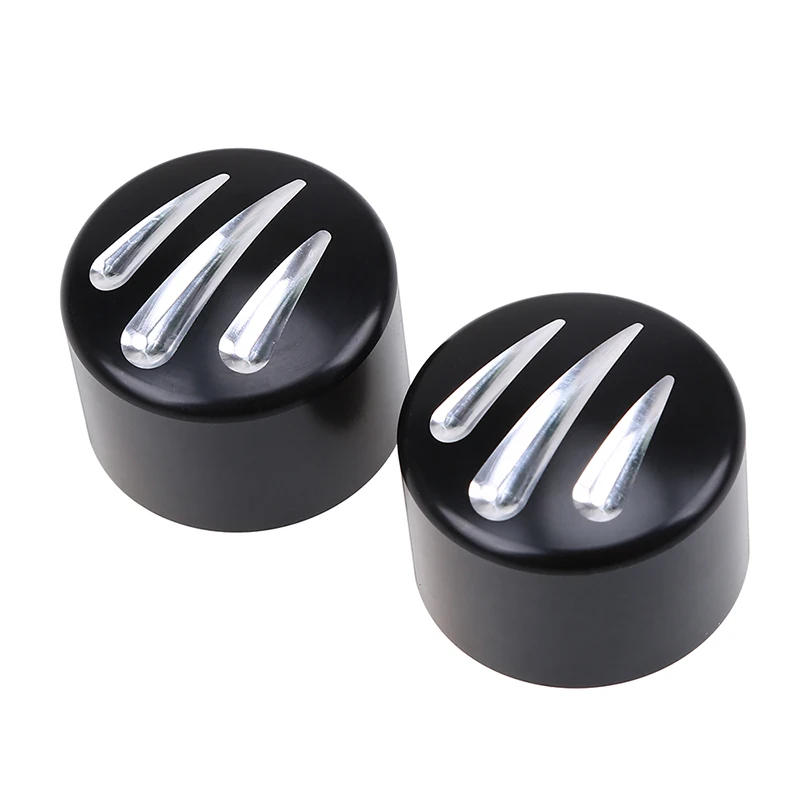 Крышка передней оси мотоцикла POSSBAY черная подходит для Harley XL883 XL1200 запчасти