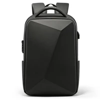 hard shell waterproof backpacks anti theft usb charging backpack men business travel backpack fit for 15 6 inch laptop