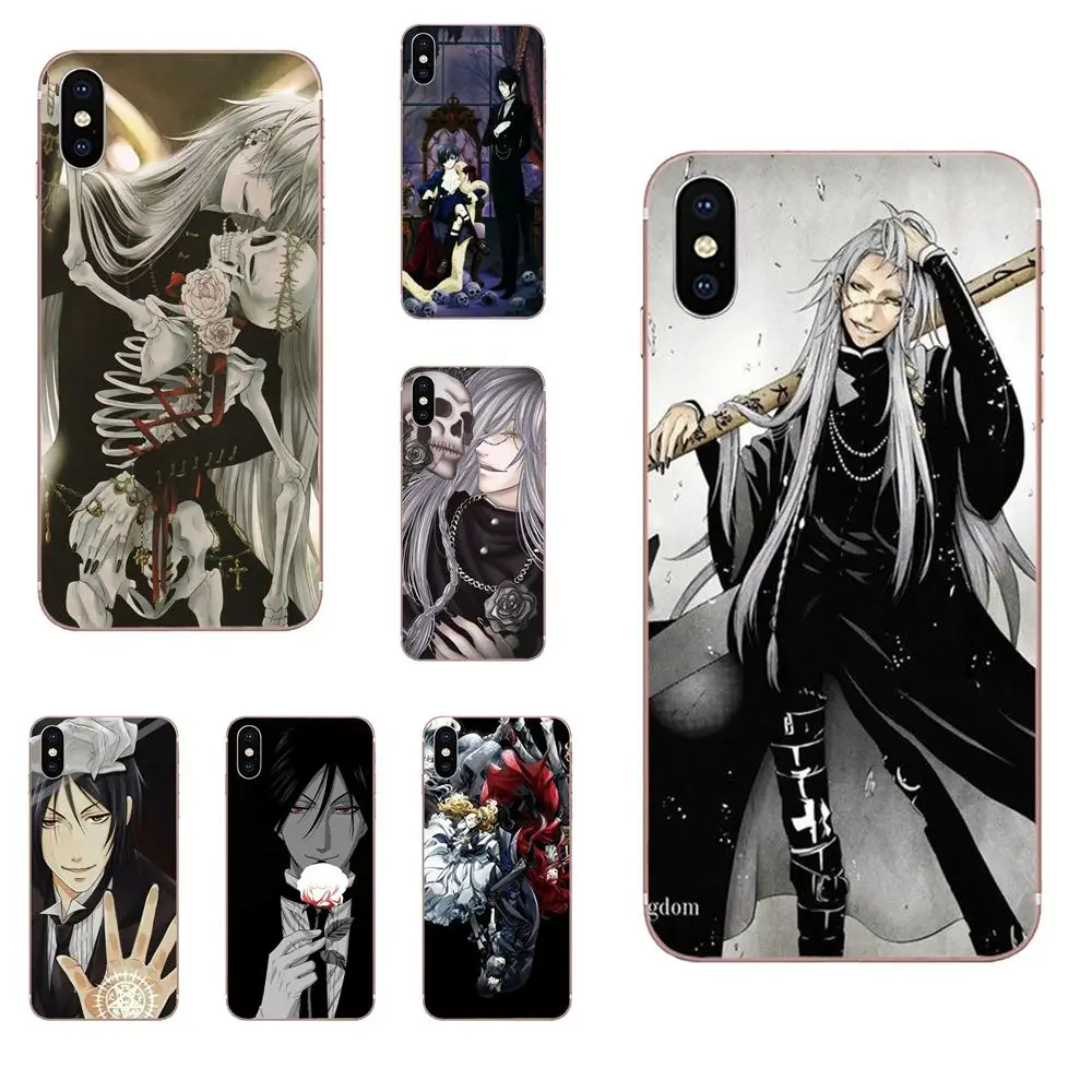 ТПУ милая кожа популярный Аниме Черный дворецкий куросицудзи для Xiaomi Redmi Mi 4 7A 9T K20