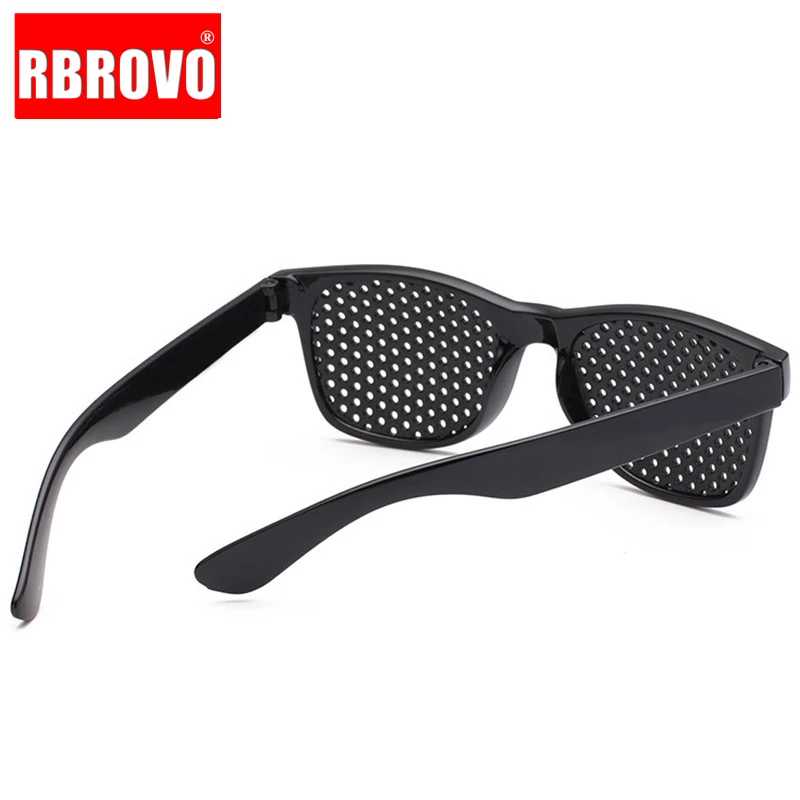 

RBROVO 2021 Classic Hole Sunglasses Men Corrected Vision Sun Glasses Women/Men Brand Designer Retro Outdoor Oculos De Sol
