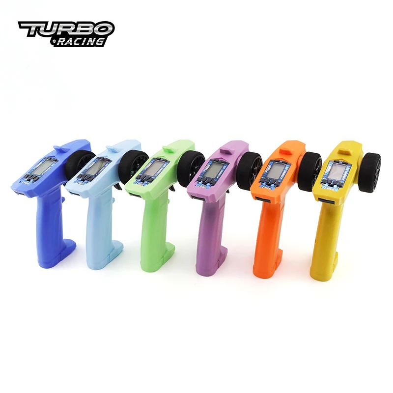 радиопередатчик p32 turbo racing 91803g c 24g 4ch vt с жк