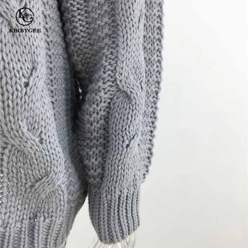 KirbyGee Sexy Deep V Neck Off Shoulder Knitted Yellow Twisted Sweater Woman Plus Size Loose Long Sleeve Pullover Jumpers | Женская