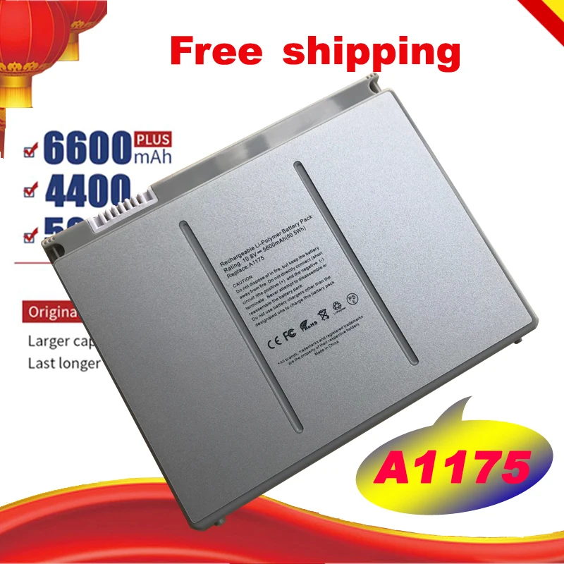 Бесплатная доставка Сменный аккумулятор для ноутбука A1175 MA348 Apple MacBook Pro 15 &quotA1150 A1260