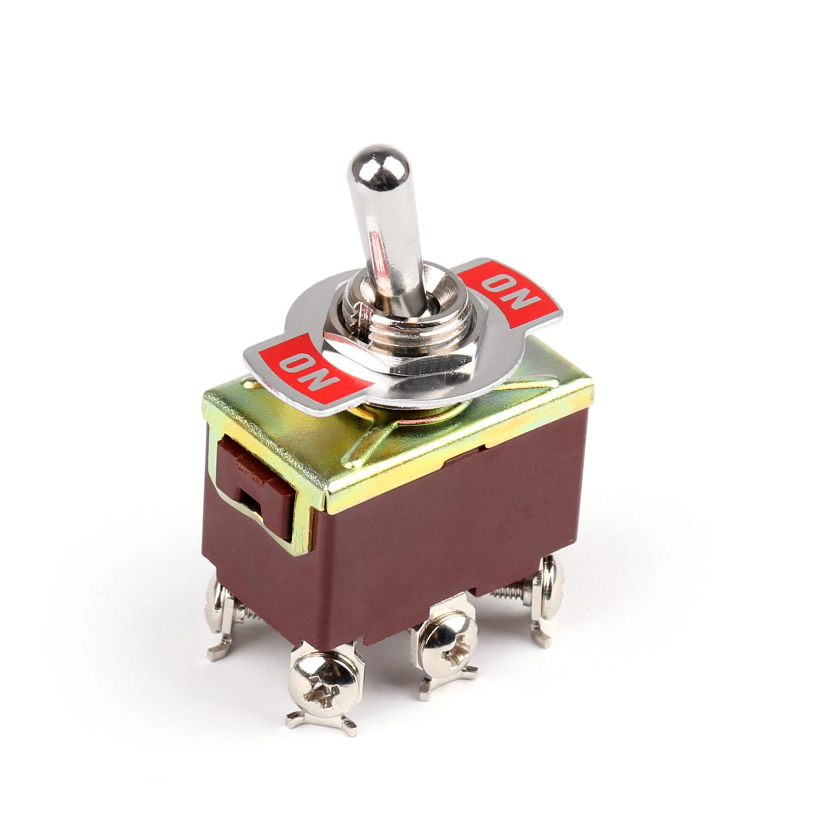 Artudatech 4 шт. 2 контактный 6Pin ON 15A 250VAC / 20A 125VAC переключения винт DPDT промышленный Класс