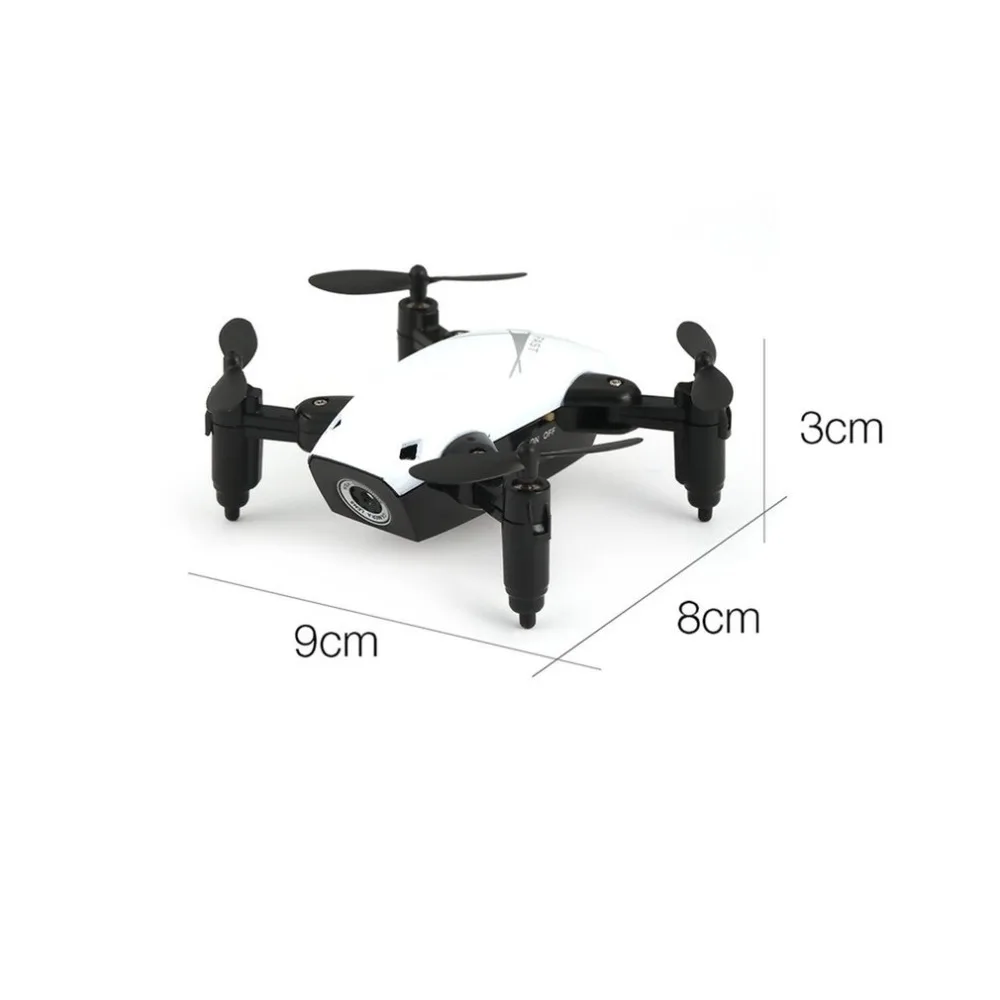 S9 2,4G мини складной Дрон 360 градусов флип один ключ возврат Безголовый режим H/L переключатель скорости RC Квадрокоптер с светильник