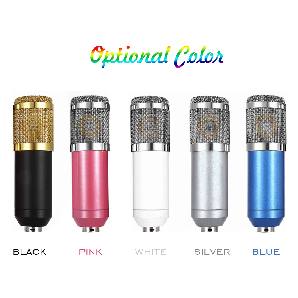 

Condenser Microphone High Sensitivity Recording Microphone Professional Recording Equipment for Studio Recording