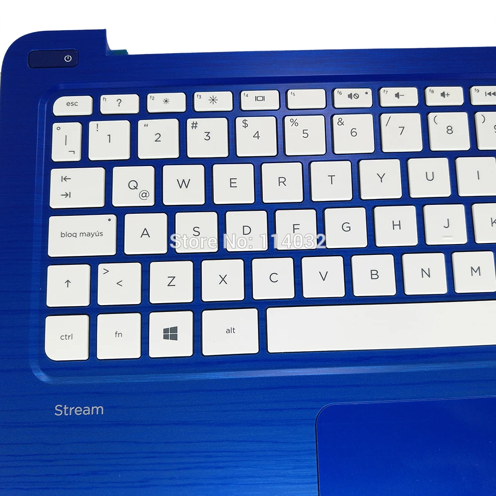 LA Клавиатура для HP stream 13 C 3 c002dx C000 C020NR C110NR Latin SP белый синий чехол palmest Touc hp ad