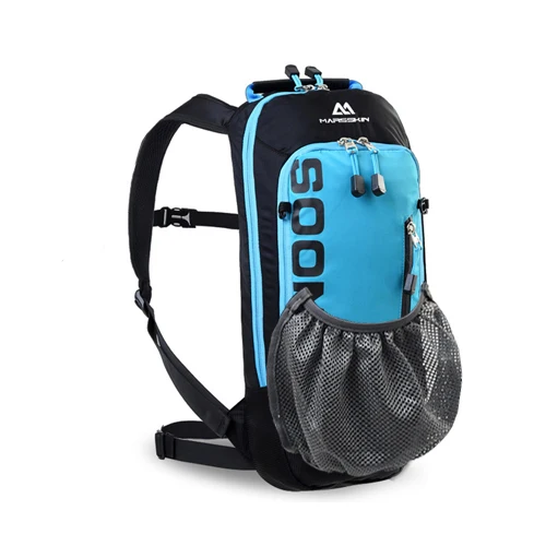Blue NEWBOLER Mtb Велоспорт Рюкзак гидратация дышащие 6L велосипедные сумки водонепроницаемый с дождевой крышкой дорожный велосипед рюкзак-переноска воды - Цвет: Blue
