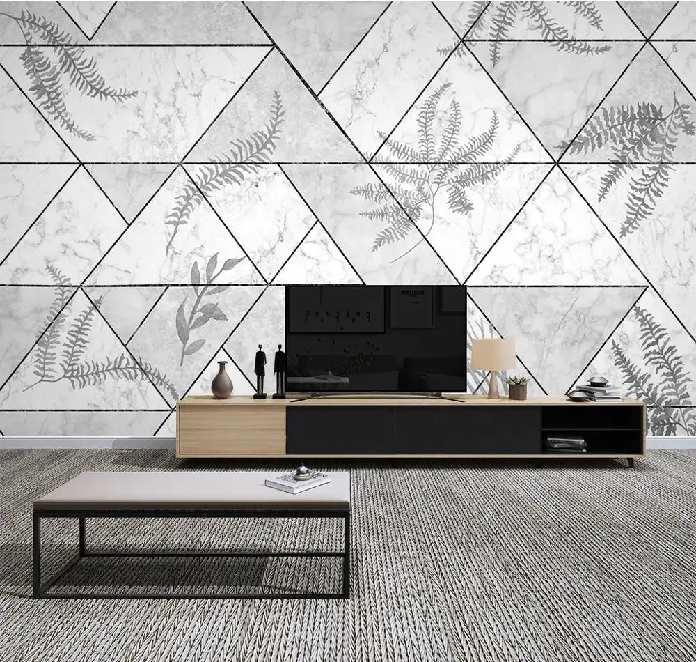 Wallpaper For Bedroom Living Room Custom 3D Mural Wall Covering Sticker Home Decor Modern Dropshipping | Обустройство дома