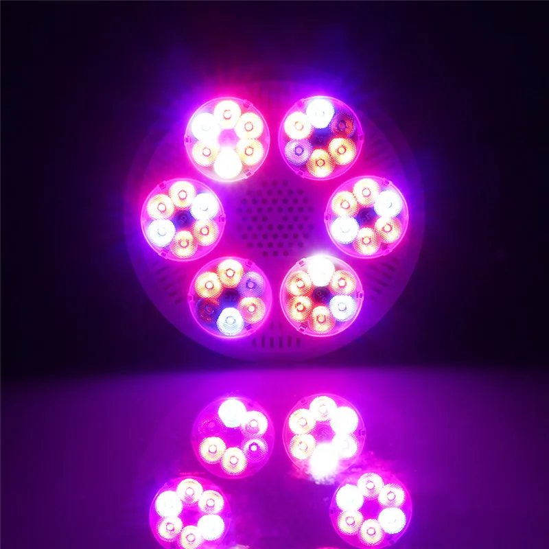 

120W Full Spectrum LED Grow Light 36 LEDs COB Led Bulb Lamp for Plants Aquarium Flowers Seeds Garden Vegetables Greenhouse E27