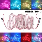 5 в SK6812 RGBW RGBWW WWA индивидуально Адресуемая панель WS2812B предварительно спаянсветодиодный светодиодная s-модульная гирлянда 5050 RGB с радиатором