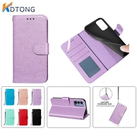 solid color wallet flip case for oneplus nord n200 5g with card slot bracket for sony xperia 20 8 5 xz5 l4 l3 2 shockproof cases