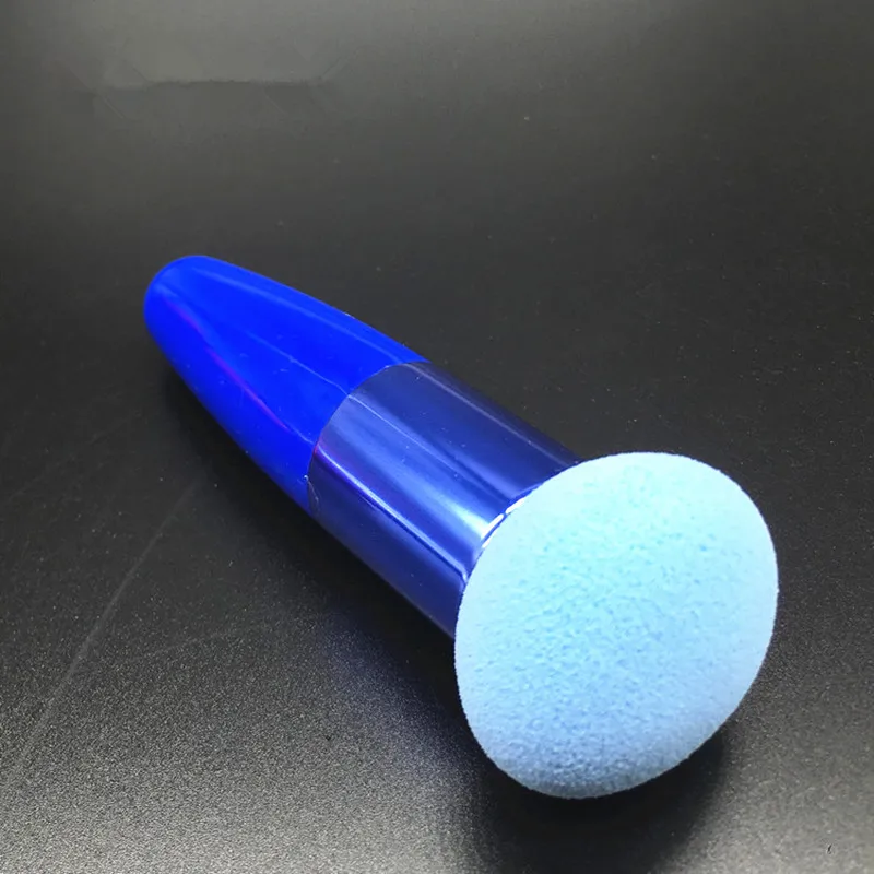 Mushroom Blue Конфеты цвет рук Бьюти спонжи основа спонж косметический спонж для макияжа Губка для лица макияж пудра слоеного инструмента - Цвет: Mushroom Blue