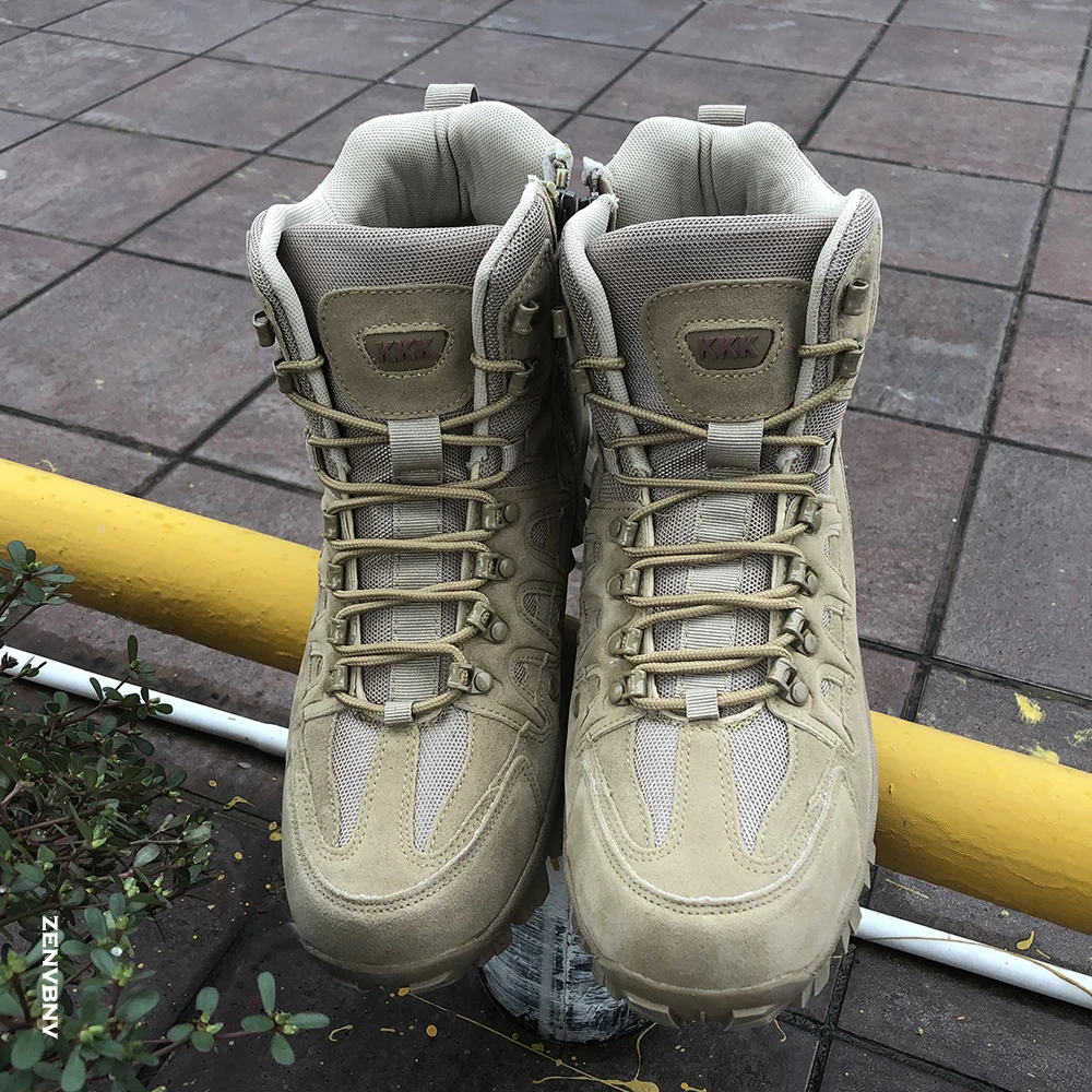 

Men's Military Boot Combat Mens Ankle Boot Tactical Army Boot Male Shoes Work Safety Shoes Motocycle Boots
