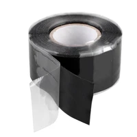 1 53m self adhesive silicone tape black self fluxing waterproof belt tape super strong repair pipe seal repair sealing tape
