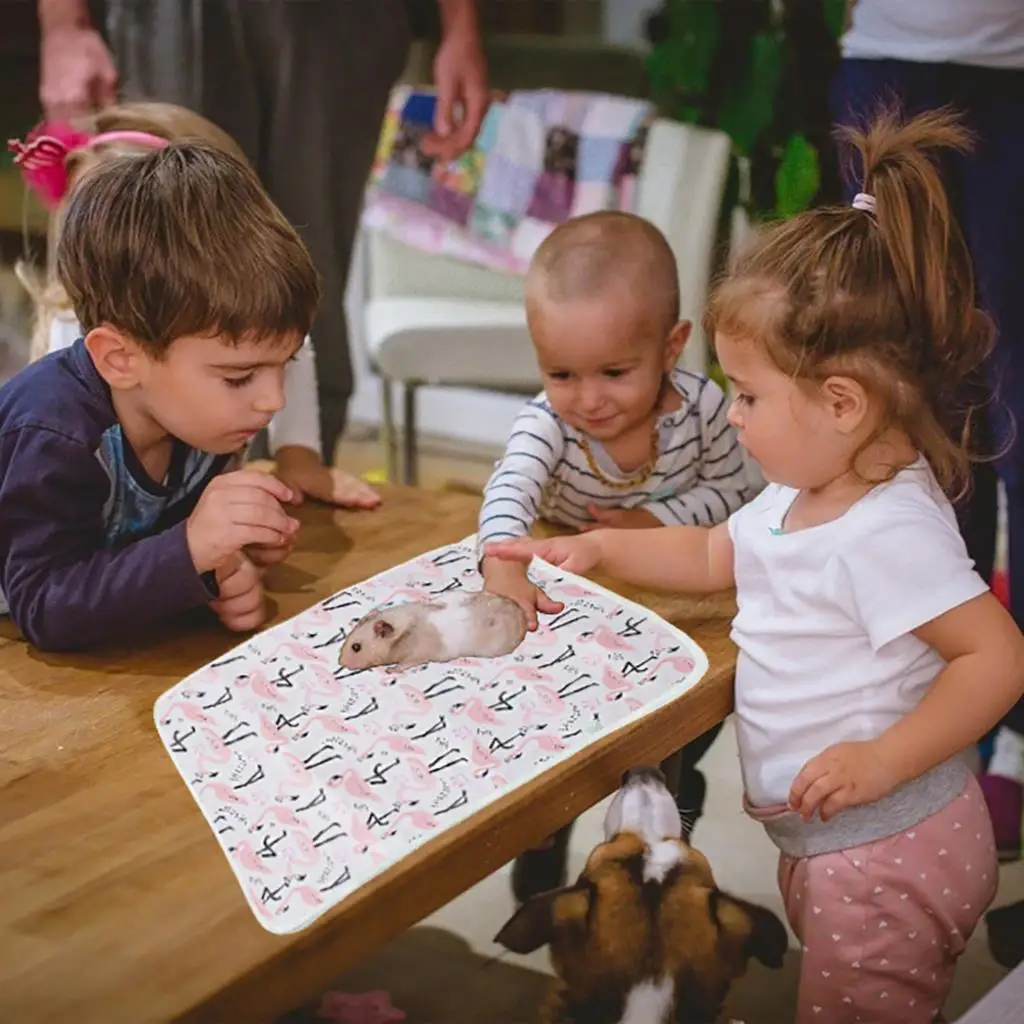 3 шт. подкладки для клетки морской свиньи впитывающие коврики моющихся и