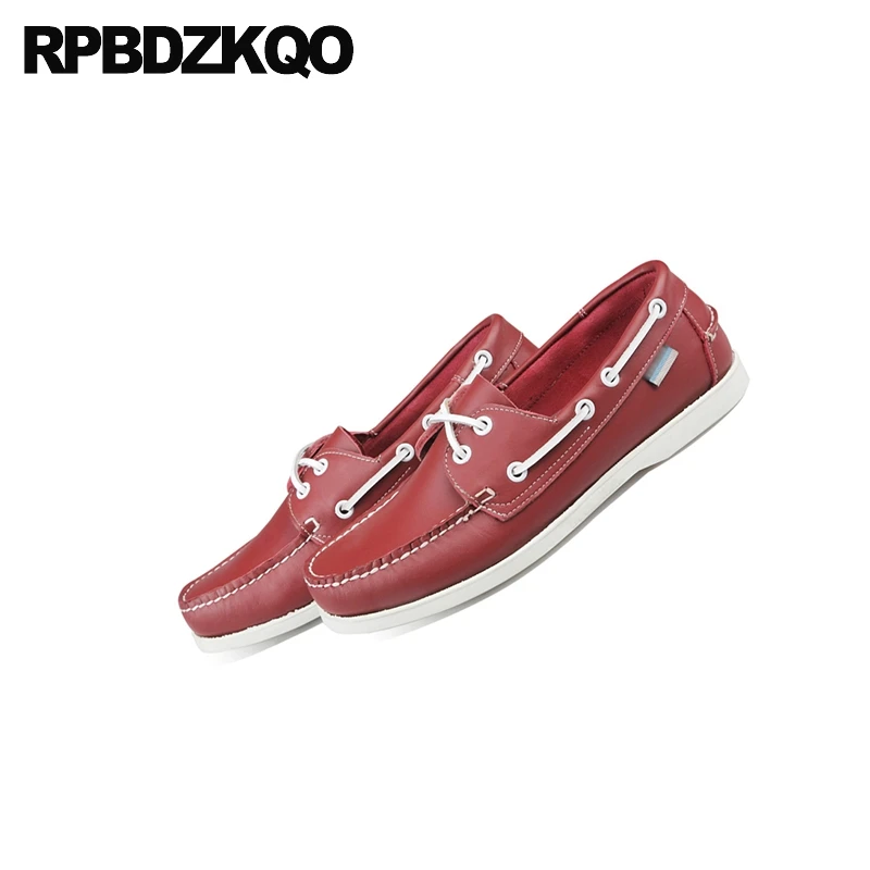 плоские твердый ретро повседневная новый большой размер Британский стиль