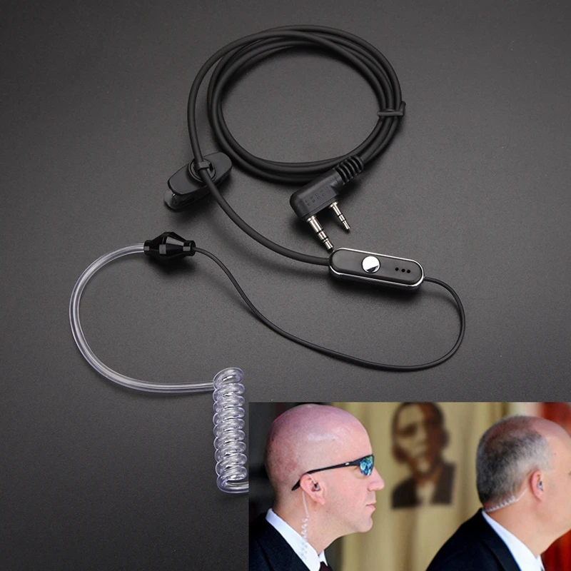 Акция-наушники для Baofeng Retevis Radio L3FE 2 pin air tube наушники PTT MIC скрытые звуковые трубки |
