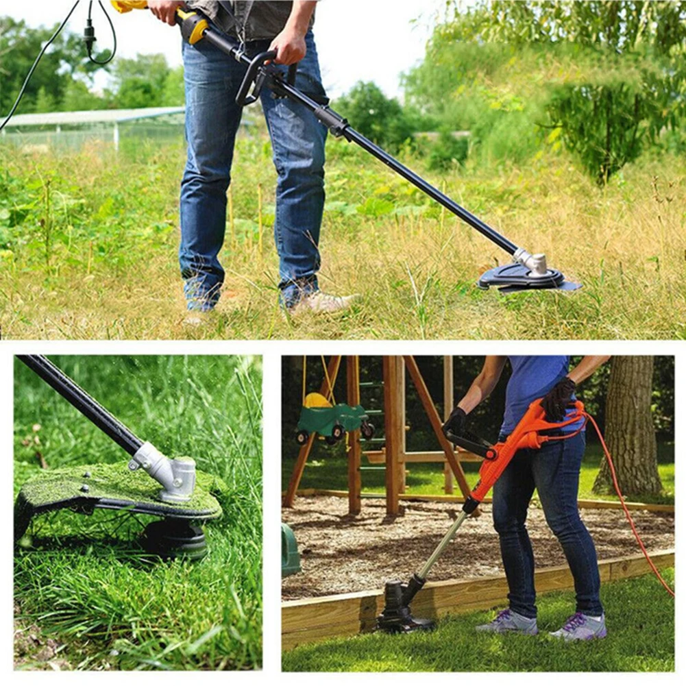 

Garden Trimmer Parts Head With 4 Lines Brush Cutter Head Lawn Mower Accessories Cutting Line Head For Strimmer Replacement