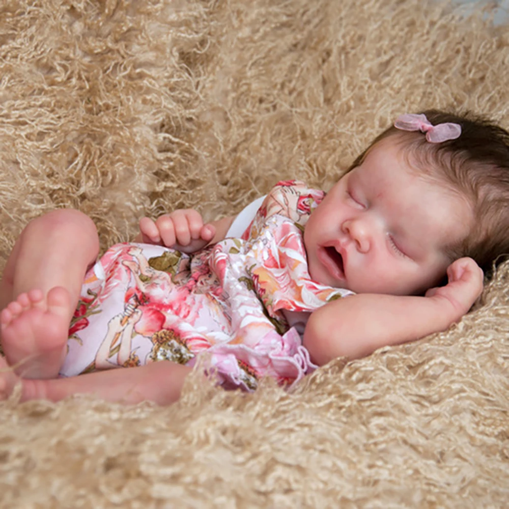 

Reborn Doll 17 Inches Lifelike Newborn Reborn Baby Unpainted Unfinished Doll Parts DIY Blank Doll Kit