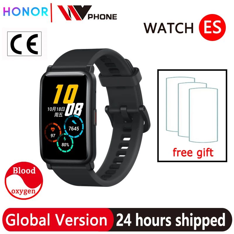 Глобальная Версия смарт часов Honor Watch ES 1 64 &quotAMOLED дисплей Пульс кислорода в крови