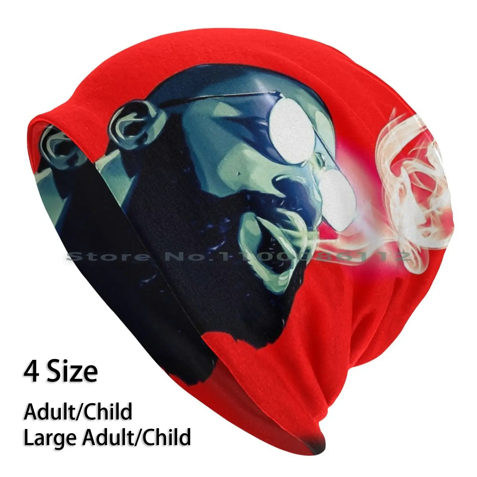 Вязаная Шапка-бини Damso для курения дымовая шапка трава очки черного цвета