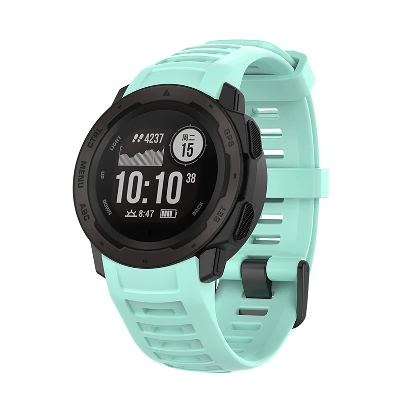 Силиконовый браслет для Garmin instinct сменный ремешок аксессуары часов регулируемый