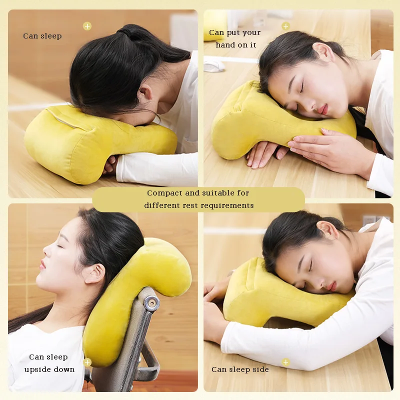 

11 Color Desk Nap Pillow Neck Supporter Seat Cushion Headrest Travel Neck Pillow with Arm Rest Comfortable Sleep Pillows