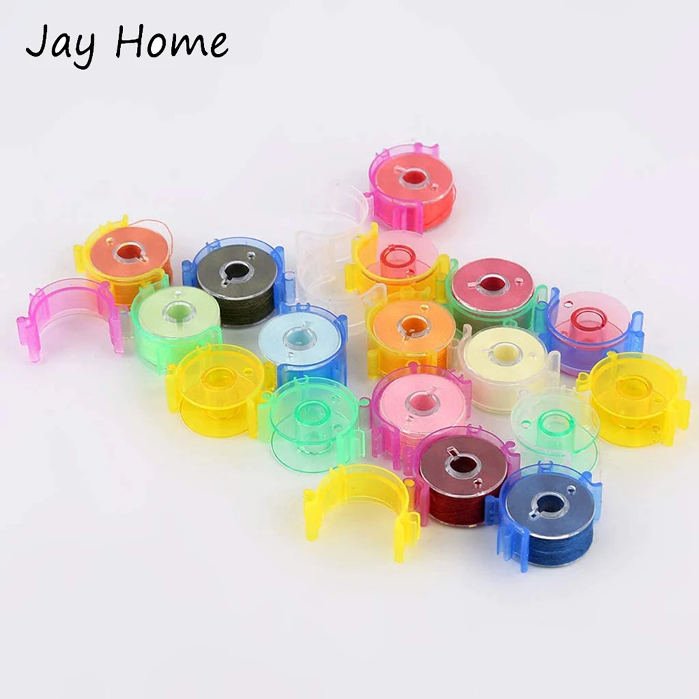 10/40Pcs Sewing Bobbin Clips Plastic Bobbins Thread Spool Holder Clamps for Sewing Machine Embroidery Quilting Accessories