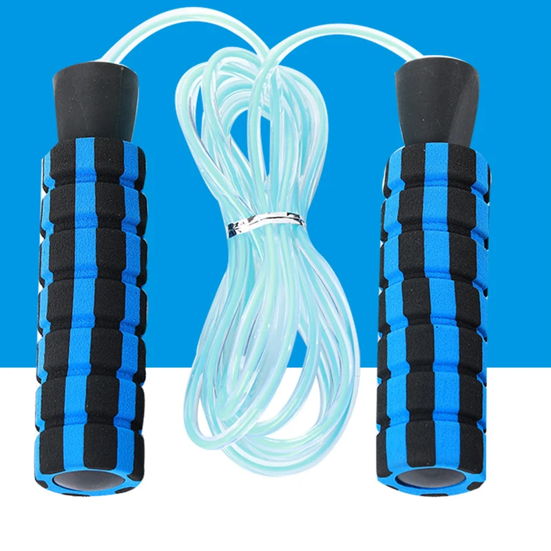 

PVC Jump Rope Two Color Body Anti Wind Design Non Slip Grid Wear Resistant Long Lasting for Fitness Fat Reduction LDF668